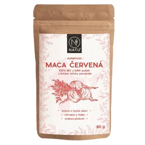 NATU Maca červená prášek 80 g BIO